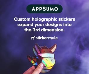 Sticker Mule Side Ad
