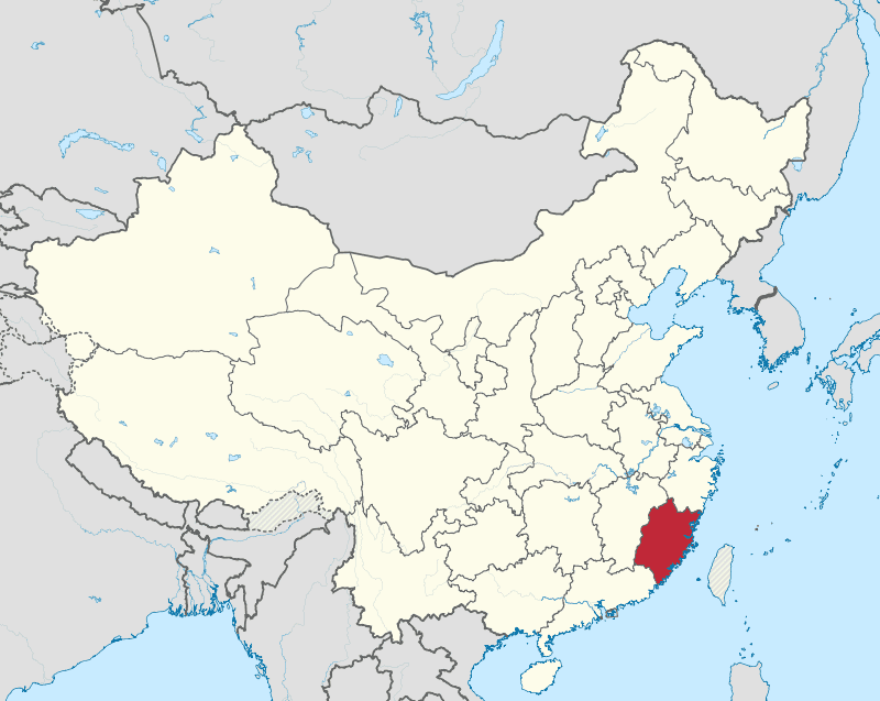 A map showing the location of china.
